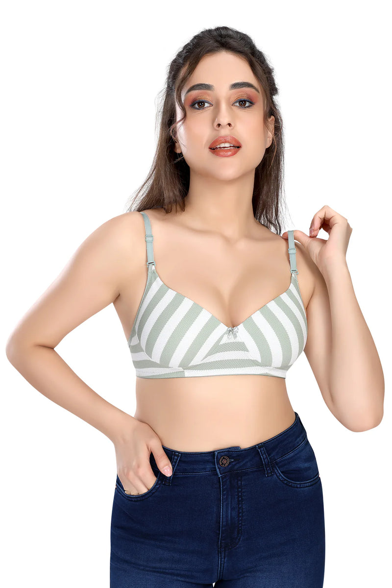 SCOOPY popcorn paded bra non-wired full...