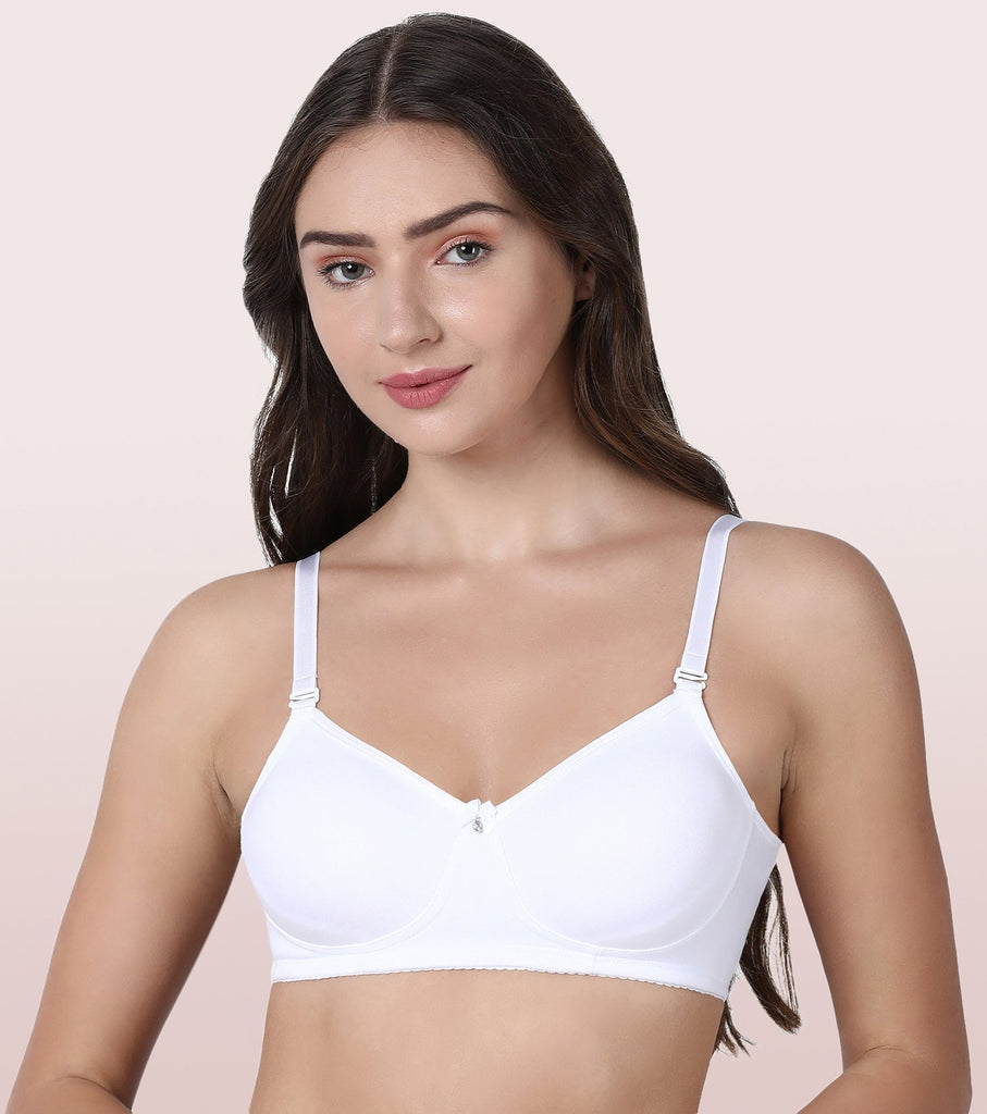 White Enamor Long lasting T-Shirt Bra