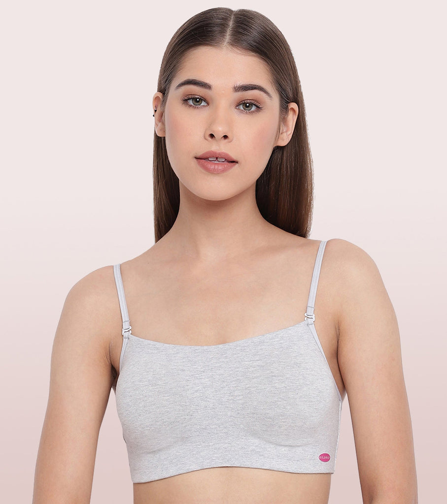 Grey Melange Enamor Cami Detachable Bra