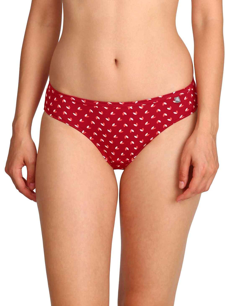 Combo 3 Jockey Women's Mid Waist Bikini(Pack of 6)