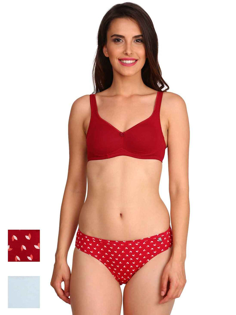 Combo 3 Jockey Women's Mid Waist Bikini(Pack of 6)