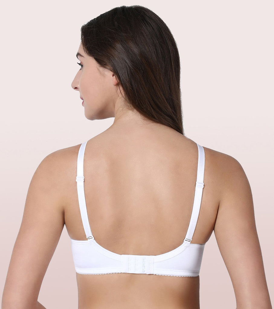 White Enamor Long lasting T-Shirt Bra