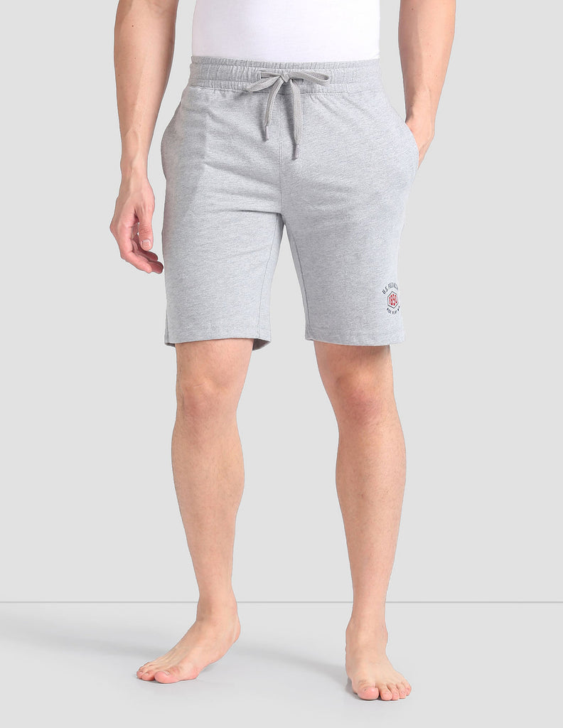 Grey USPA Lounge Shorts