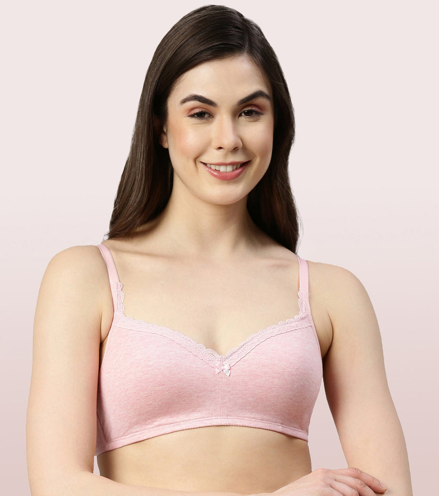 Orchid Melange Enamor Smoothening Balconette T-Shirt Bra