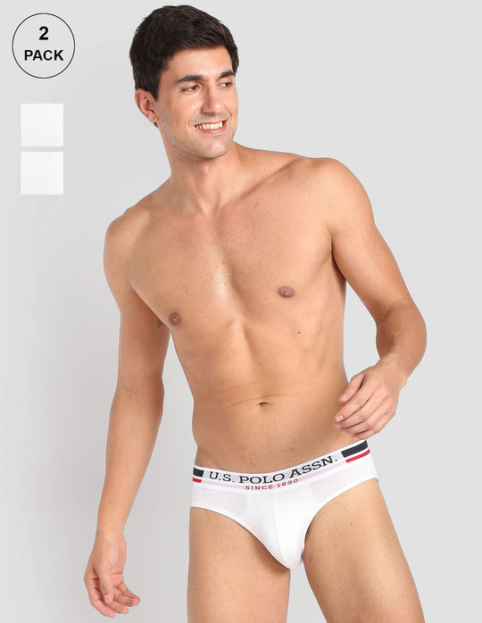 White USPA Men's Brief