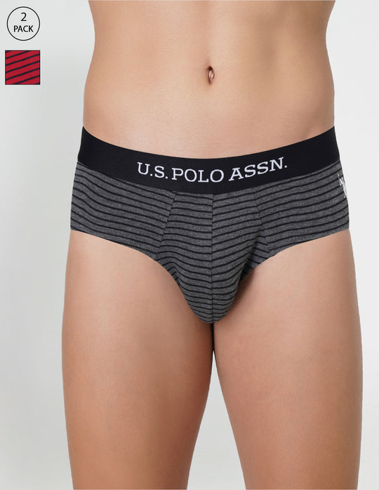 Dark Grey USPA Men's Briefs