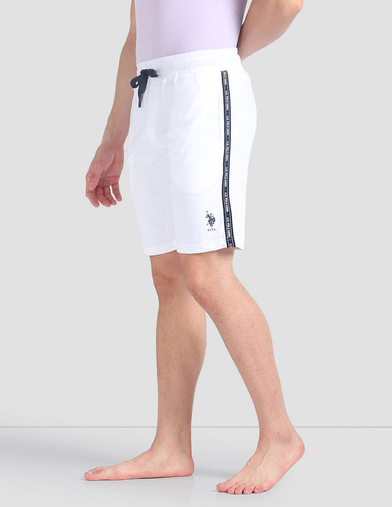 White USPA Lounge Shorts