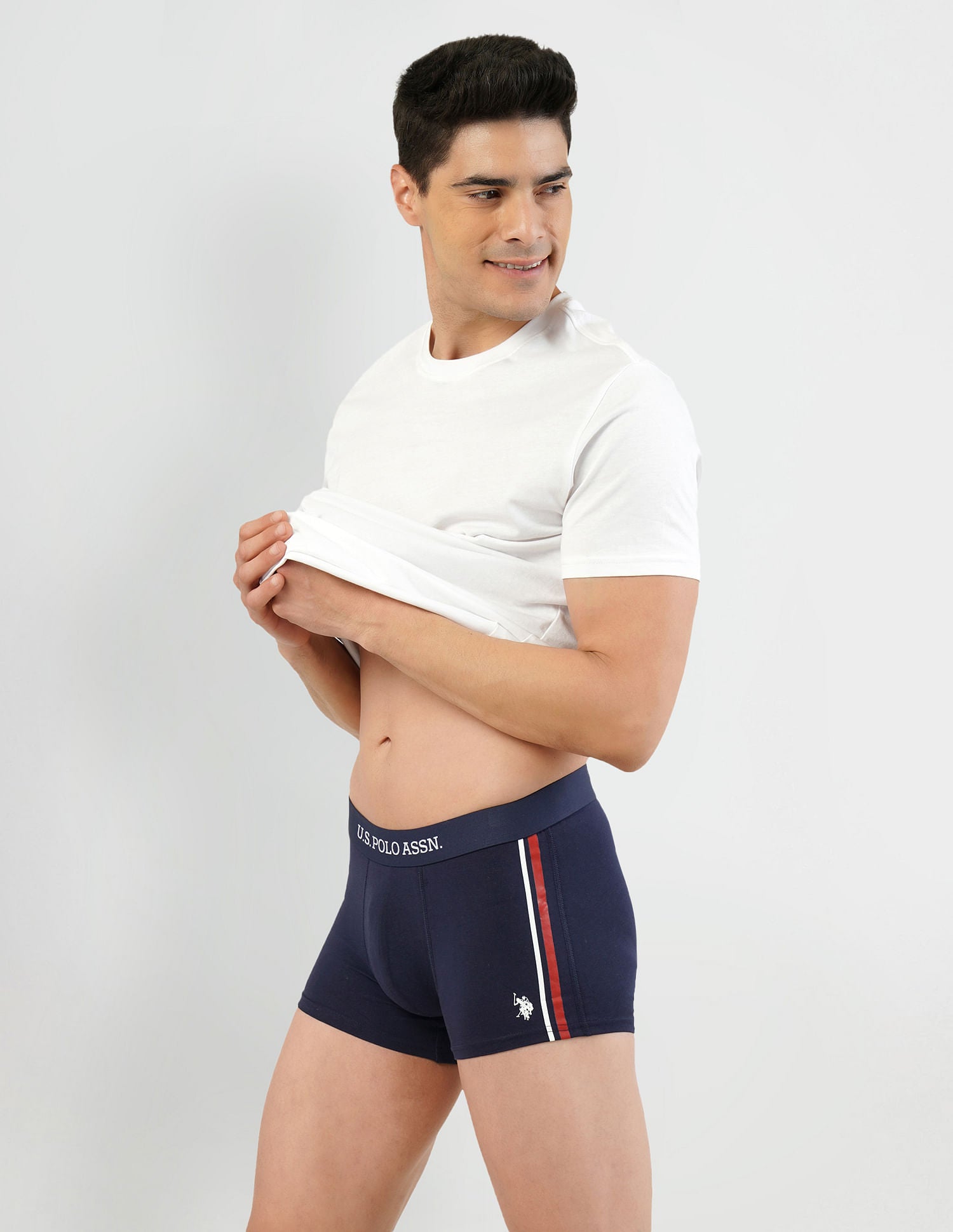 Uspa Trunk USPA Signature Stripe Antibacterial ET001 Trunks - Pack Of 1 – INEZY