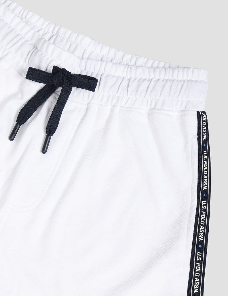 White USPA Lounge Shorts