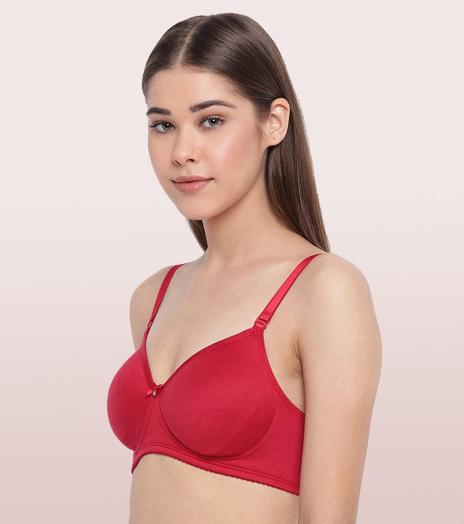 Bridal Red Enamor Long lasting T-Shirt Bra