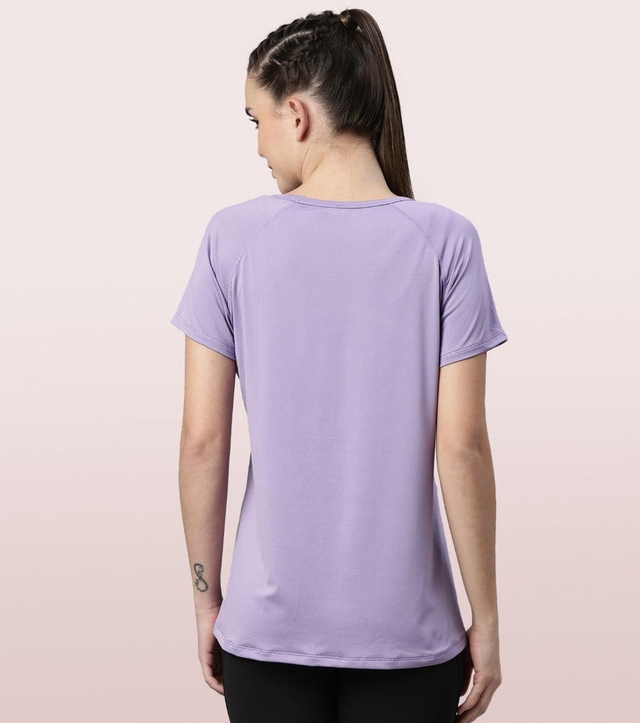 Chalky Violet Enamor Active Tee