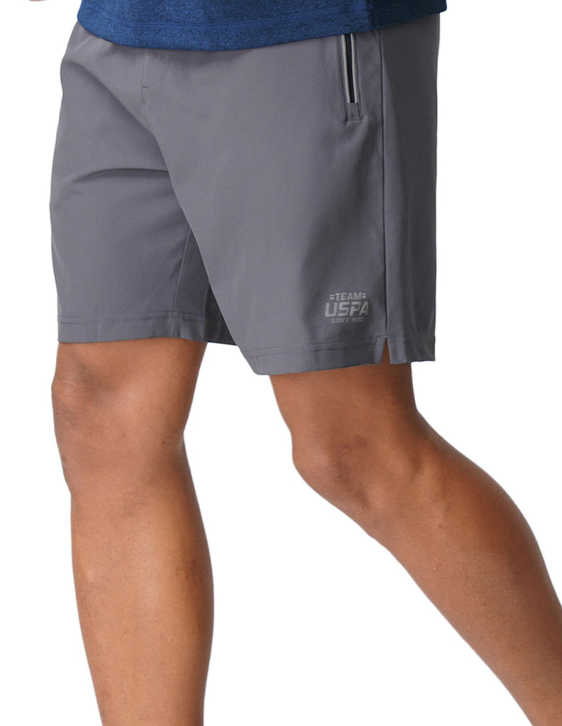 Grey USPA Shorts