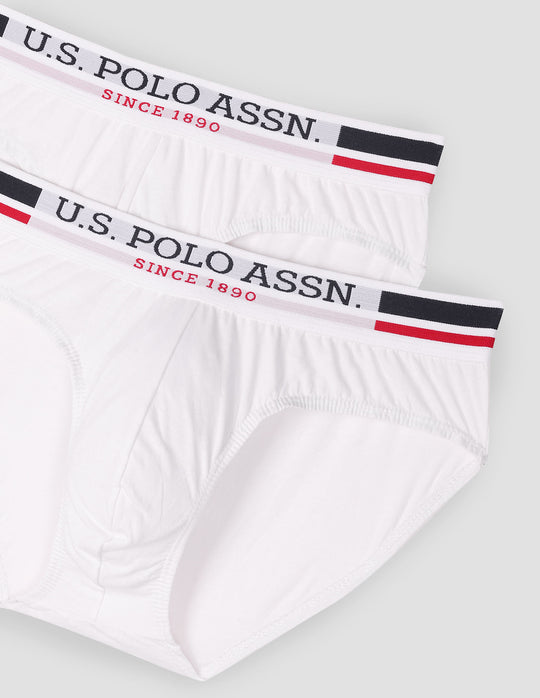 White USPA Men's Brief