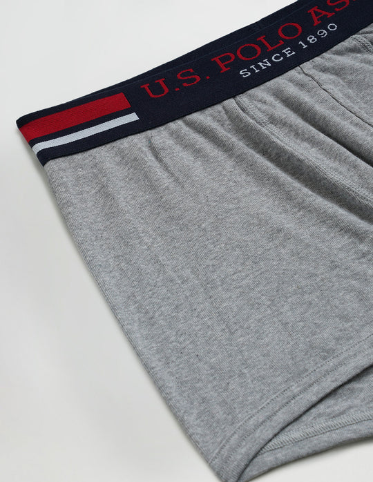 Grey Melange USPA Trunks