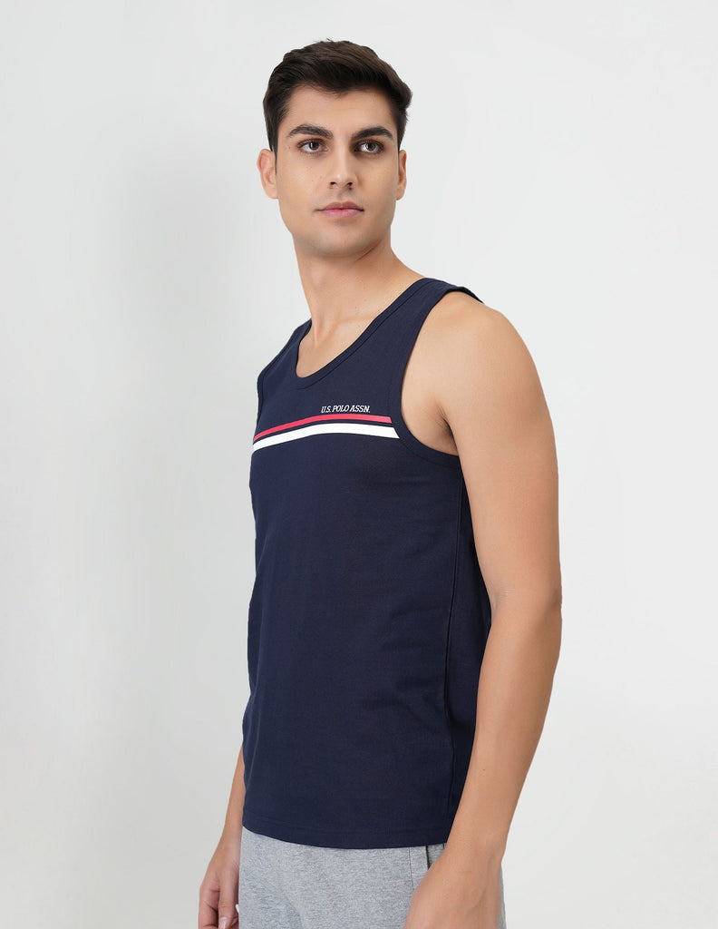 USPA Navy Stripped Vest