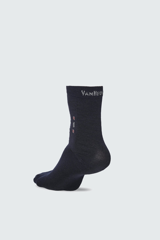 Men Navy Solid Socks