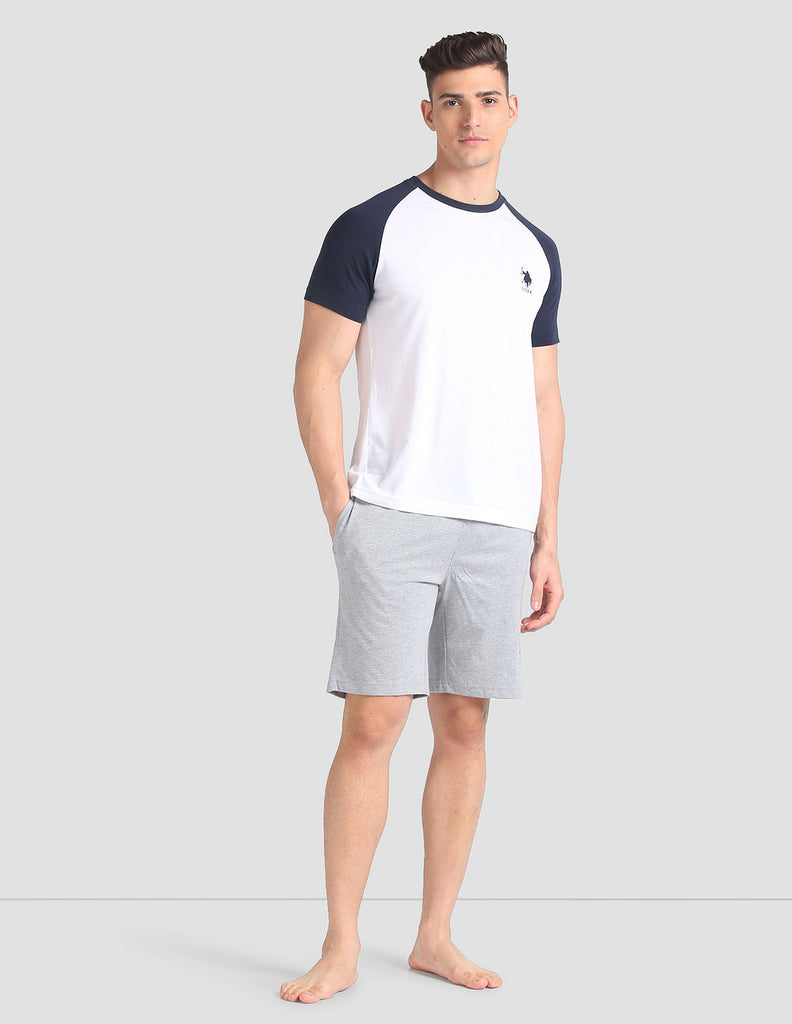 Grey USPA Lounge Shorts