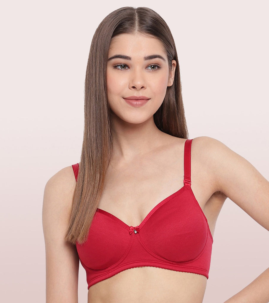 Bridal Red Enamor Long lasting T-Shirt Bra