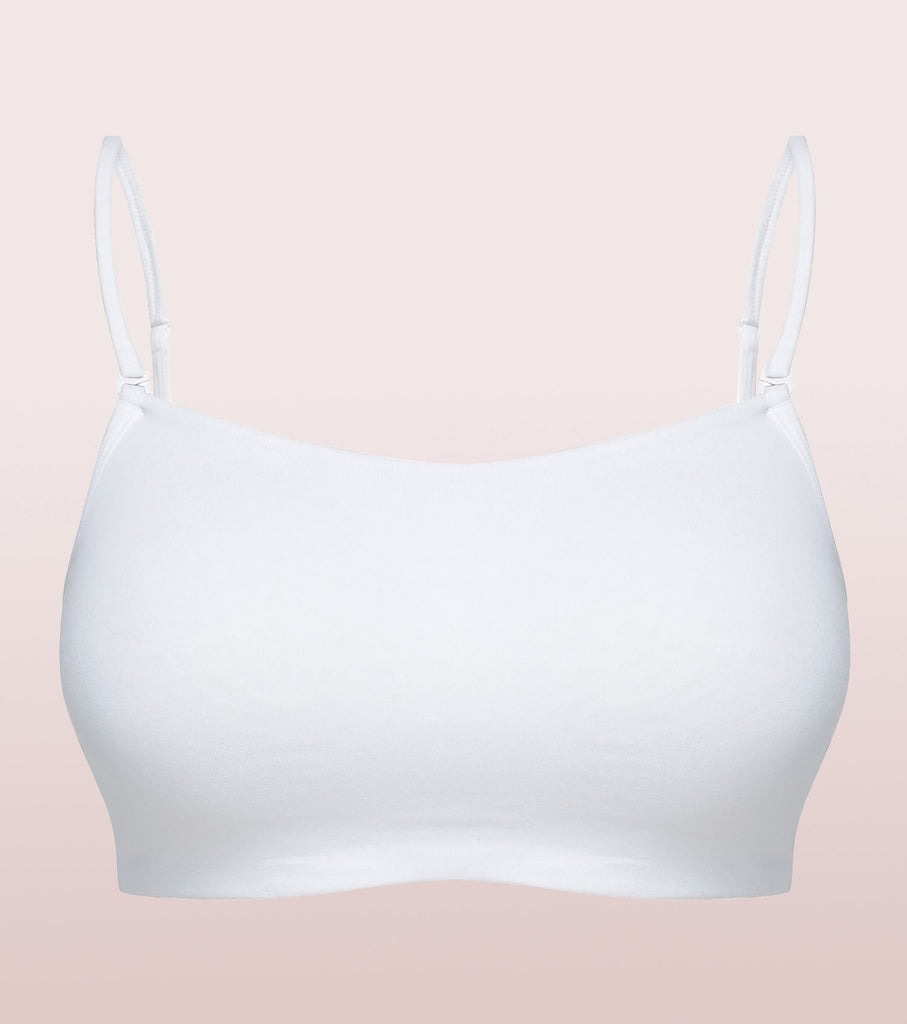 White Enamor Cami Detachable Bra