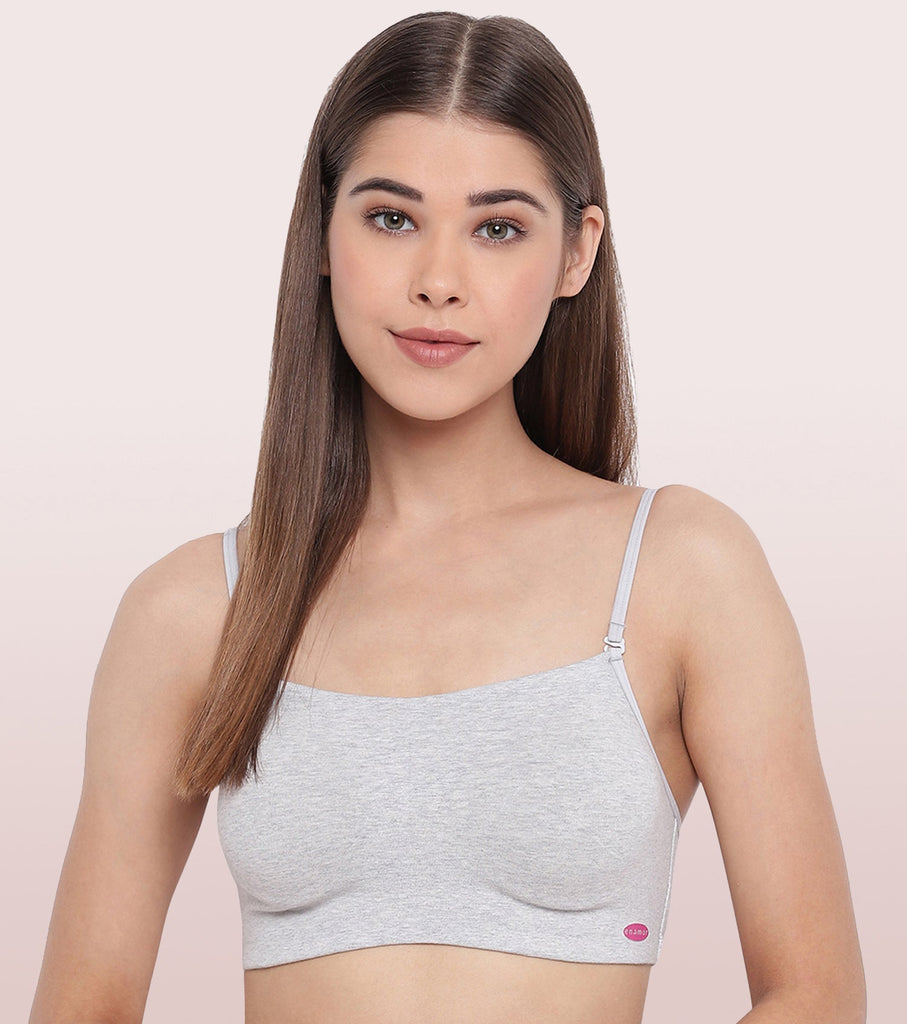 Grey Melange Enamor Cami Detachable Bra