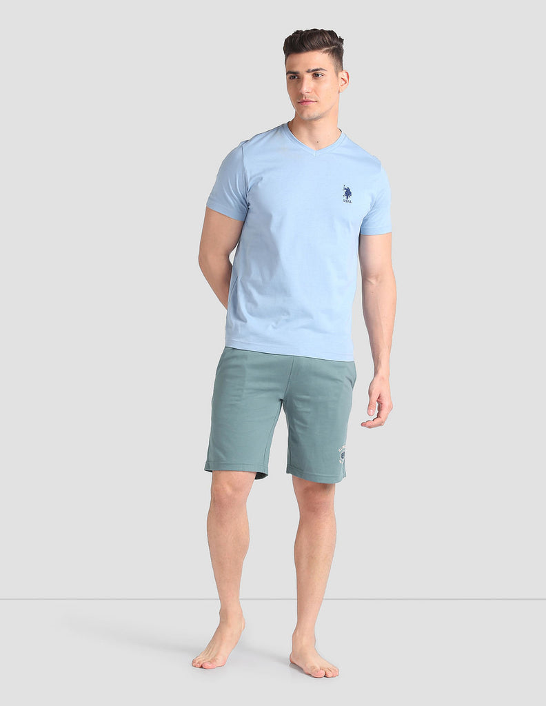 Light Green USPA Lounge Shorts