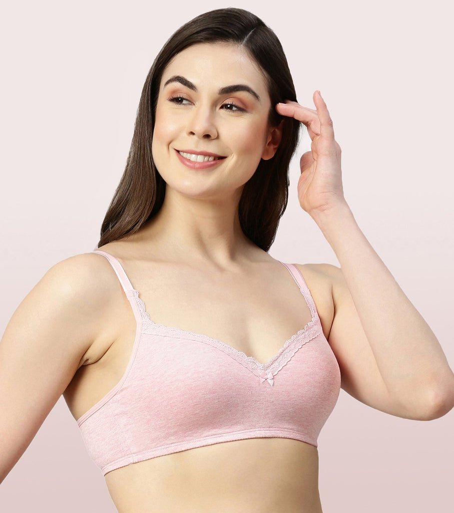 Orchid Melange Enamor Smoothening Balconette T-Shirt Bra