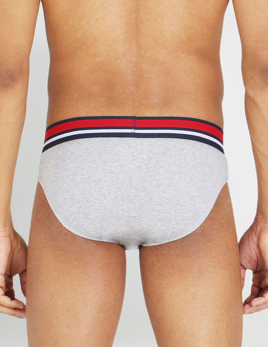 Grey Melange USPA Men's Brief