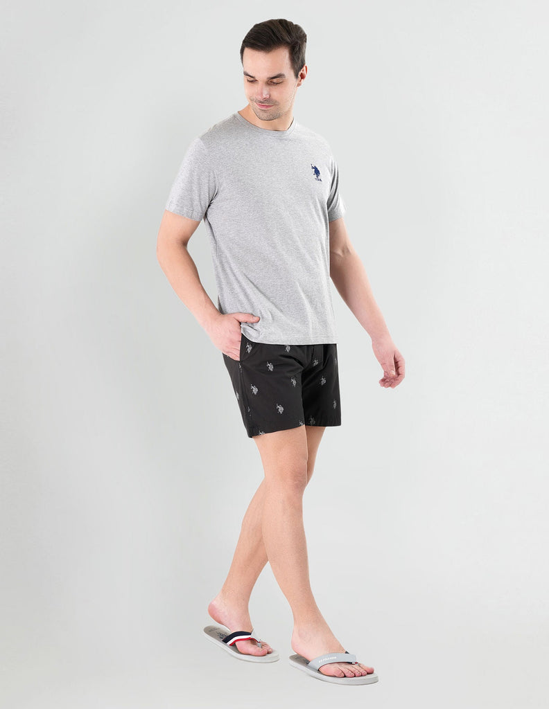 Black USPA Pure Cotton Boxer