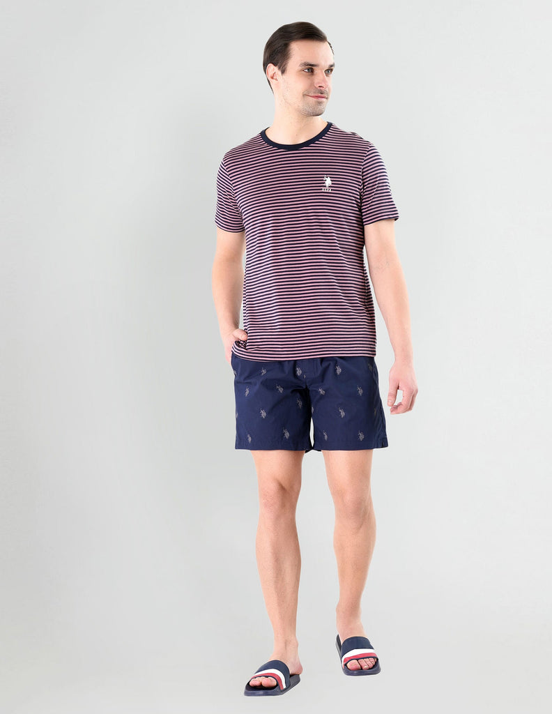 Navy USPA Pure Cotton Boxer