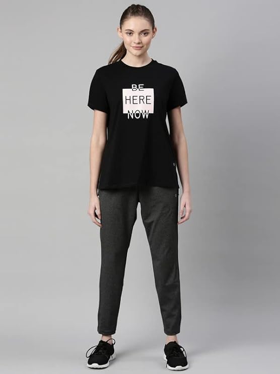 Jet Black Enamor Enamor Active Cotton Tee