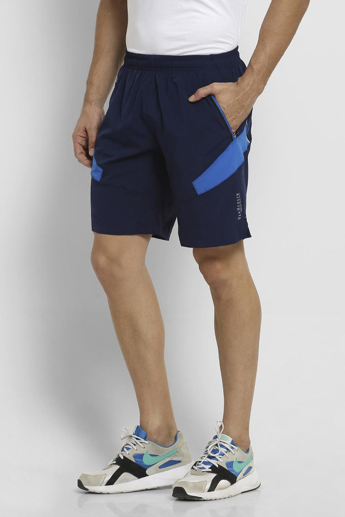 Men Navy Active Shorts