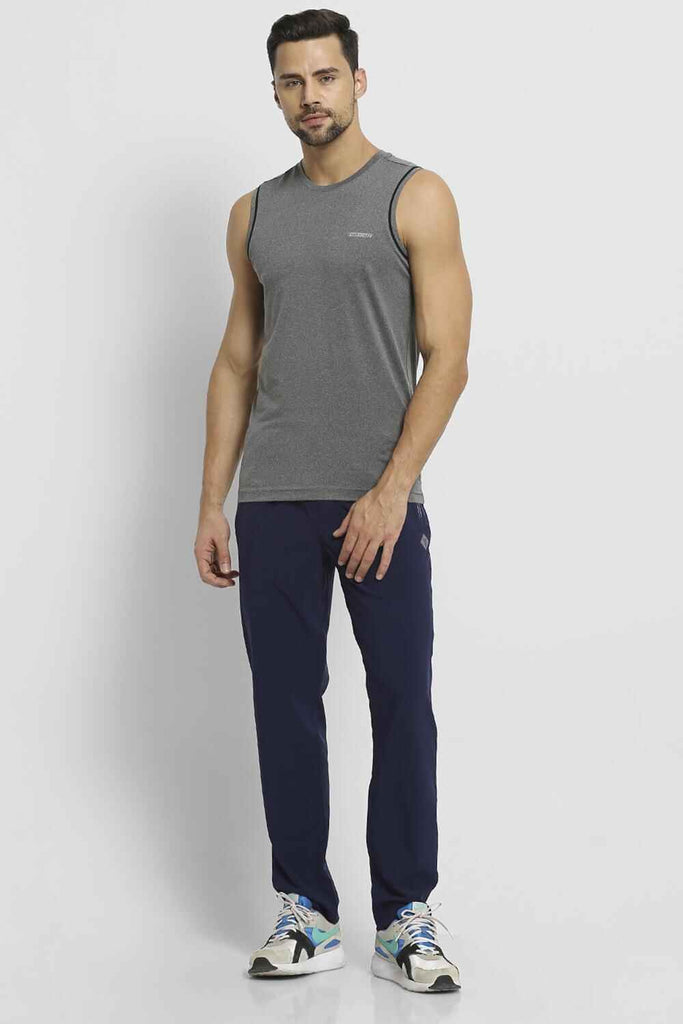 Men Grey Active Vest