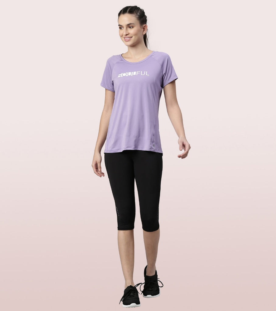 Chalky Violet Enamor Active Tee