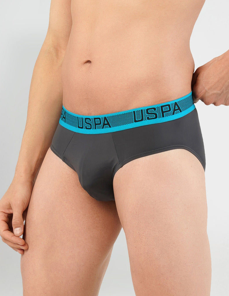 Dark Grey I708 USPA Active Brief