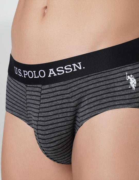 Dark Grey USPA Men's Briefs