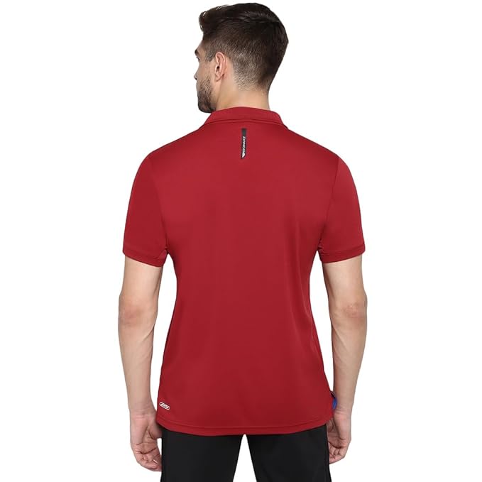 Van Heusen Wine Activewear Polo T-Shirt