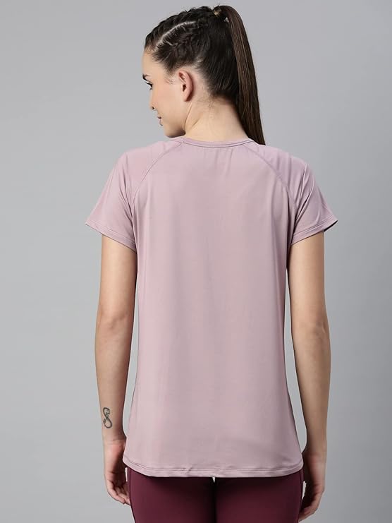 Mauve Pink Enamor Active Tee