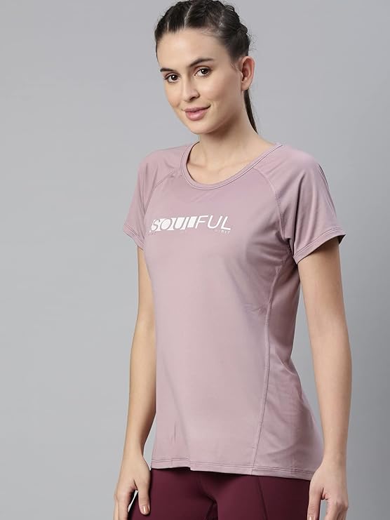 Mauve Pink Enamor Active Tee