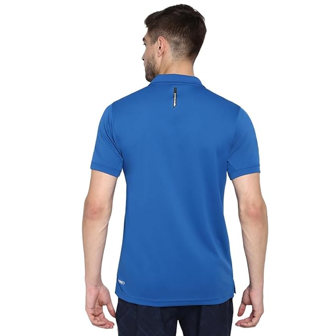 Van Heusen Swiss Blue Activewear Polo T-Shirt