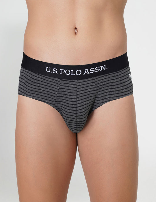 Dark Grey USPA Men's Briefs