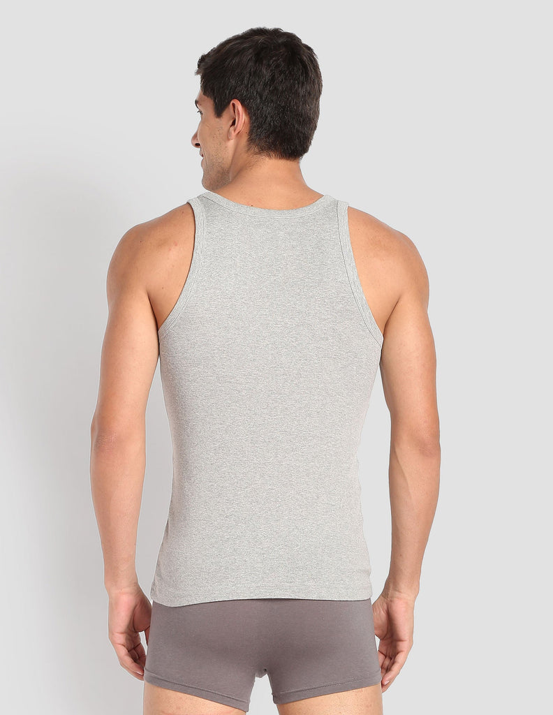 USPA Grey Ribbed Vest