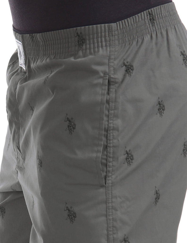 Grey USPA Pure Cotton Boxer