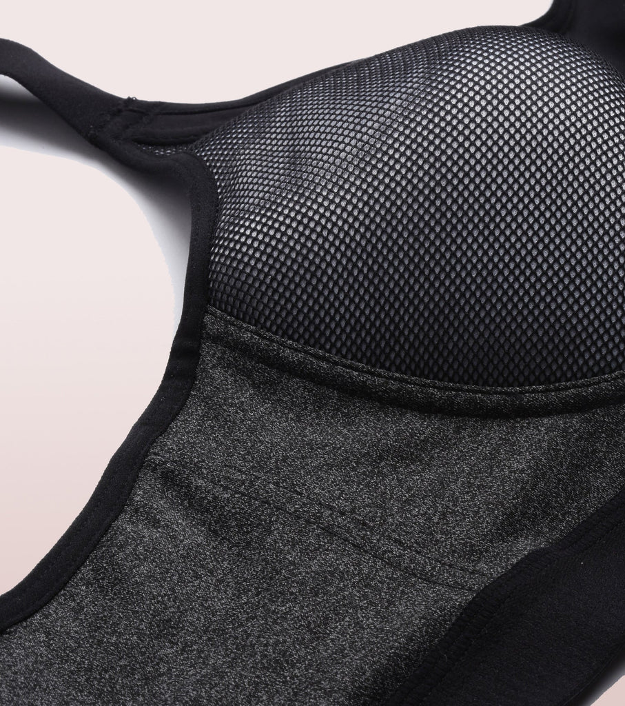 Grey Melange Enamor Sports Bra