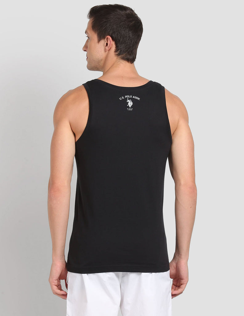 Black USPA Printed Vest