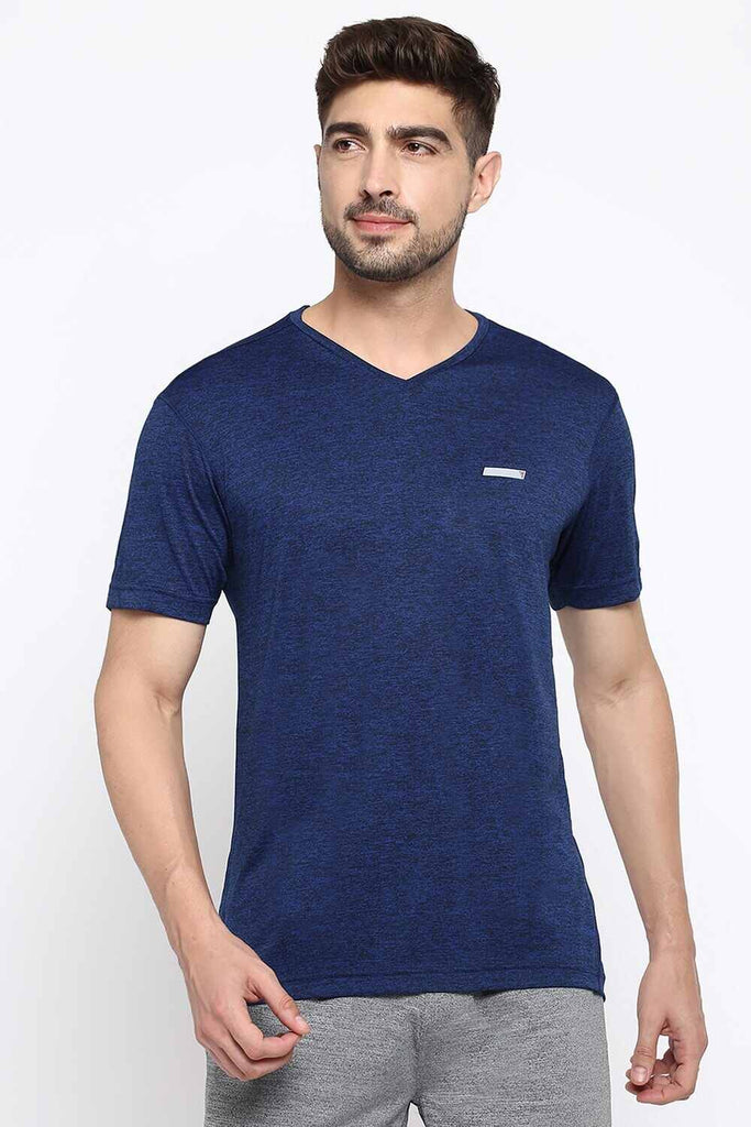 Men Navy Active T-Shirt