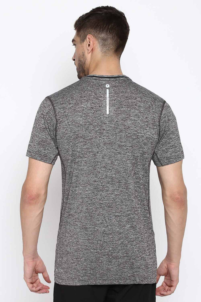 Men Grey Active T-Shirt