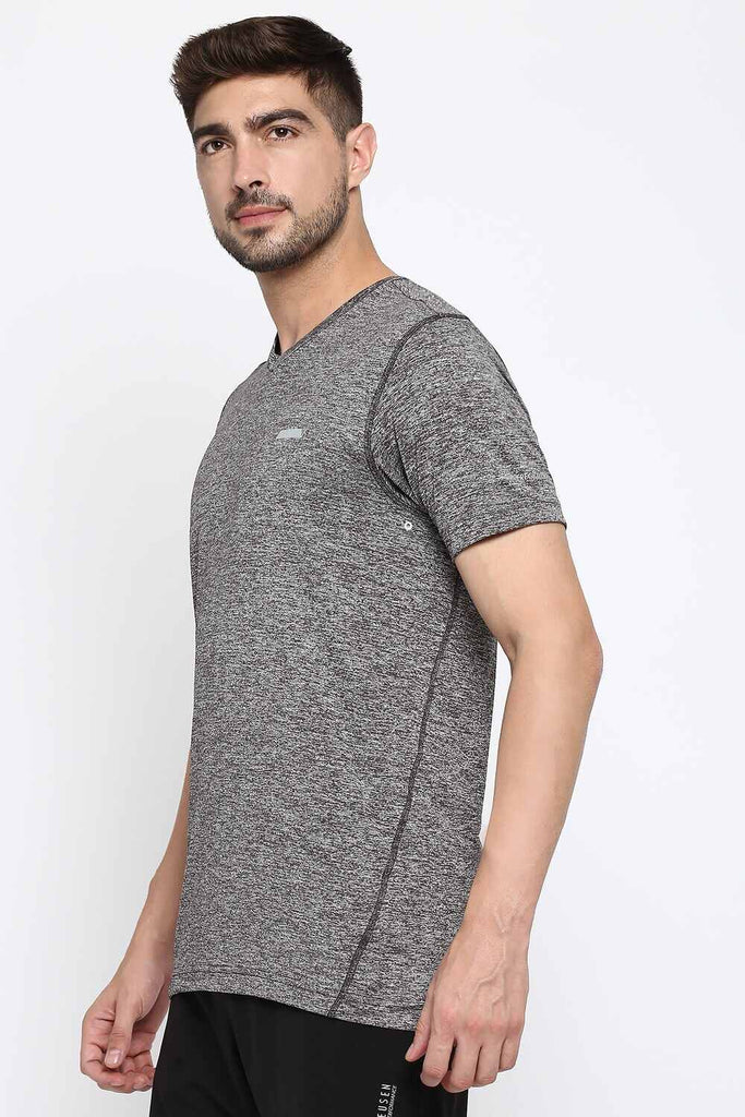 Men Grey Active T-Shirt