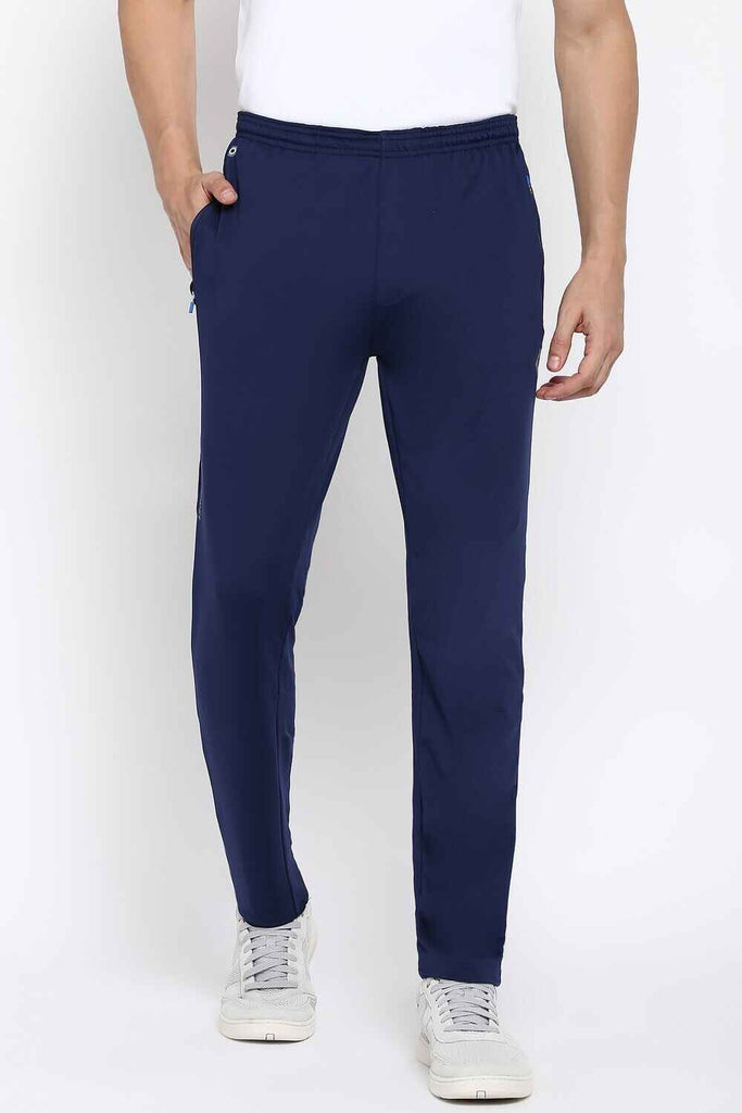 Men Navy Active Track Pant