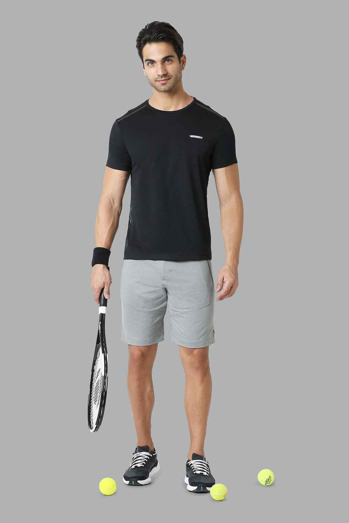 Men Grey Active Shorts