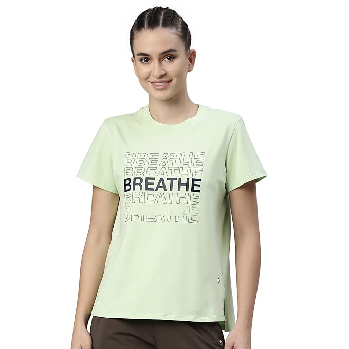 Green Pear Enamor Enamor Active Cotton Tee